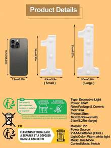 1 Peça Luz de Letra de LED, Cenário de Proposta Romântica Surpresa, Presente de Natal, Decoração Central, Adequado para Decoração de Aniversário/Casamento/Aniversário/Dia dos Namorados/Halloween/Natal/Ano Novo 2025, Presente de Aniversário e Feriado Perfeito para Família, Decoração de Quarto, Decoração de Festa, Branco (Baterias Não Incluídas)