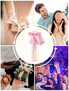 Vintage Bamboo Hand Paper Fan With Gift Bag - Pink Folding Hand Fan, Suitable For Weddings, Parties, Home Decor And DIY Crafts - Elegant Wooden Design, Also Suitable For Churches, Dance Events, Gifts, Party Decorations, Decorative Fans, Natural Wood Grain Surface - Multicolor - View 6