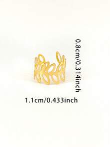 40pcs Leaf Element Hollow Out Metal Hair Ring,Dreadlocks Beads Hair Braid Rings Clips Dread Locks Hair Braiding Metal Cuffs Decoration/Accessories Jewelry