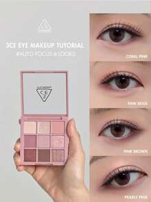 3CE 8.5克/0.29盎司 自动对焦多色眼影盘，哑光和珠光双色调，低飞粉，可叠加，暖色调修容，控油，适合敏感肌肤，防晕染，多功能眼影/高光/眉粉，磁吸式粉盒，韩国化妆品 - AUTO FOCUS - 查看 6