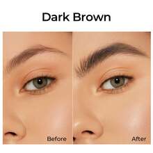 SACE LADY 24H Lock Eyebrow Gel, Waterproof Brow Gel Brown With Built-In Brush, Long-Lasting Natural Pigmented Eye Makeup For Women 0.2Oz - 02 Dark Brown - 查看 5