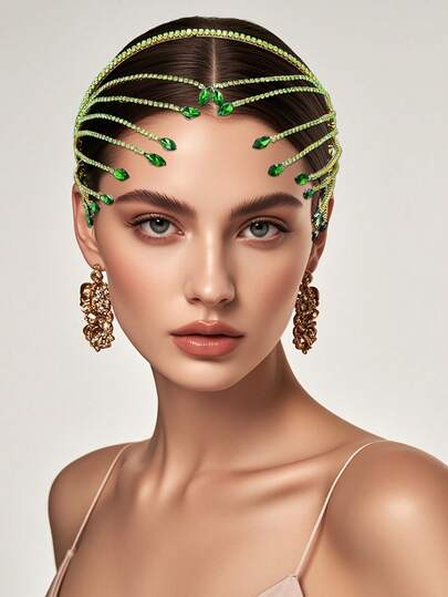 1 Stück funkelndes Strass Haarband, elegantes Braut Haaraccessoire, vielseitig einsetzbar für Hochzeiten, Partys, Veranstaltungen