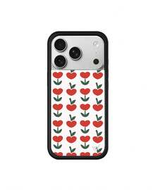 Wildflower 3D Ins Style Cherry Pattern Phone Case Phone171615141312ProMaxPlus17pro15proWF Cute Cartoon Style Cover For Girls - WF29-2 - 查看 12