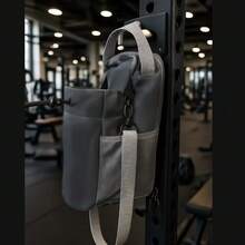 Magnetic Gym Bag With Water Bottle Holder, Adjustable Strap | Large Capacity Sports Organizer, Multi-Compartment | Retractable Cord Design, Sport Style, Heavy-Duty Fitness Backpack, Crossbody Bag, Convenient Strong Magnet Absorption Two-In-One Neutral Unisex, Suitable For Gym Sports Travel Storage - 彩色 - 查看 12