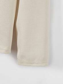 2pcs Men's Set: Fashionable Zip-Up Solid Color Collar Jacket With Pockets + Drawstring Waist Pants, Lightweight Casual Outfit For Spring/Autumn, Suitable As Gift For Boyfriend - Khaki - View 7