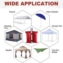 ABCCANOPY Canopy Weights 120 LBS Gazebo Tent Sand Bags,4pcs-Pack (Black) - ColorA - View 5