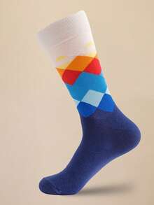 5 Paar Herren Knöchelsocken, bunte Argyle Muster Socken, bequeme weiche Lässig Socken, minimalistische personalisierte Sport Socken