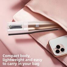 无线理发器，女士分叉修剪器，电动美发造型剪，无线自动分叉修剪器，Type-C充电便携式，LCD数字显示屏，适用于受损发质护理，去除分叉和断发，美发造型工具，女士理想礼物，日常美发器具 - 彩色 - 查看 5