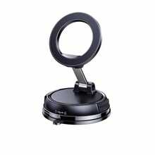 حامل هاتف سيارة مغناطيسي جديد - قابل للطي، حامل كوب شفاط قابل للتعديل 360 درجة، قابل للتعديل متعدد الزوايا، حامل هاتف السيارة، دعم معدني، مناسب للأسطح الخشنة