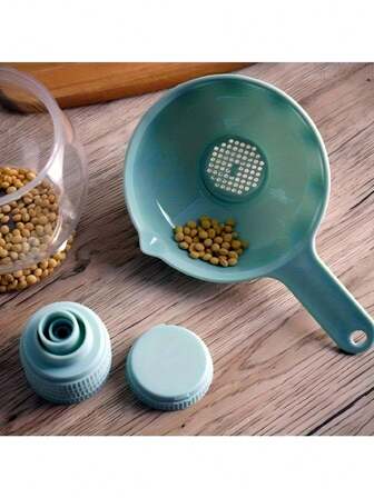 Large Capacity Kitchen Funnel - Durable Plastic, Food , Suitable For Cooking, Camping And Travel Essentials, Great For Spices, Nuts And Small Items, Camping Necessity | Ergonomic Design | Durable Plastic Funnel, Kitchen Funnel, Wide Mouth Square Funnel, Canning Supplies And Equipment, Funnel For Filling Bottles, Funnel For Liquids, Kitchen Accessories, Wide Mouth Funnel