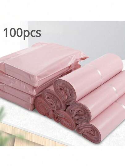 10/20/50pcs Thick Waterproof Solid Color Mailing Bags, Simple Multi-Purpose Packaging Bags Suitable For School, Office, Shipping, School Return