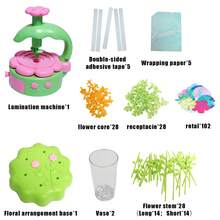 Kids DIY Handmade Flowers Kids Interactive Toys Parents Kids Interactive Toys Kids Puzzle Toys Kids Holiday Gifts Homemade Flower Bouquet Gift To Family Kids Fun Toys Enhance Kids Hands-On Ability - Multicolor - View 10