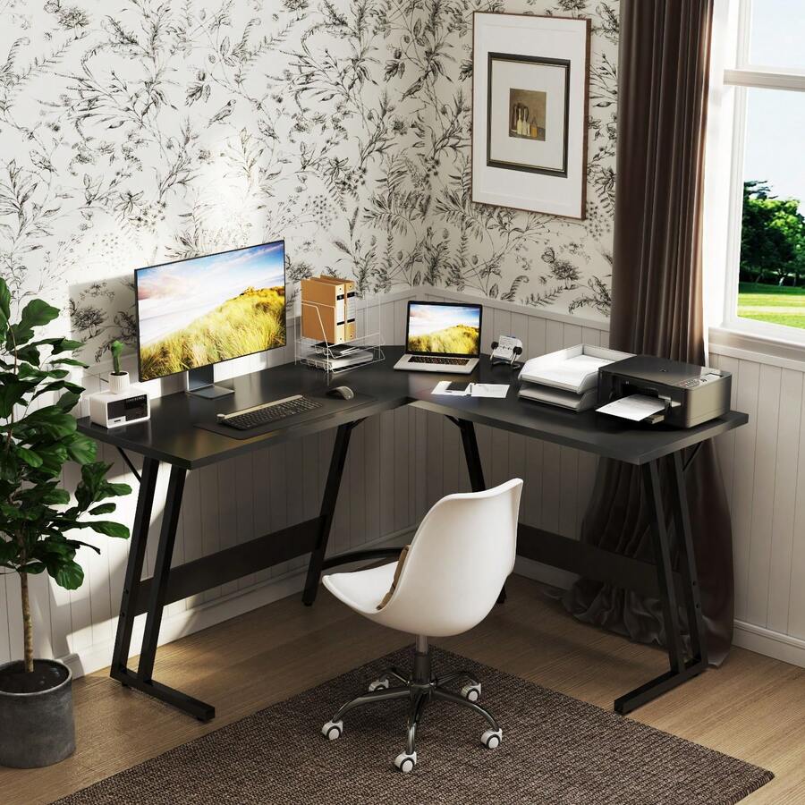 Desks & Workstations - Matte Black - View 1