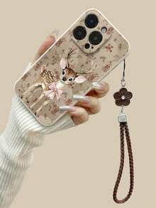 鹿图案直边极简防摔加厚手机保护壳，印花设计，兼容 15/IP16 PROMAX XR /7/8 15 Promax/12 PROMAX/13 PROMAX/14 PROMAX 13 14 11 12p14 女款 P11 软壳 P12 防摔 XS.XR /78P.78GES2，适用于 A134G A22 A21S A514G A52 S22 ULTRA A335G，兼容 Redmi 10 兼容 Redmi Note 114G 兼容 Redmi 11 Lite A53 TPU A14 /A23/S23 ULTRA S24 A14 A15 S23 A73 兼容 Redmi 手机壳 - 彩色 - 查看 3