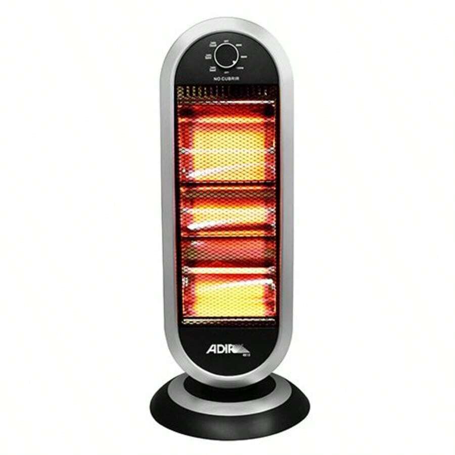 Calefactor eléctrico con ventilador integrado de 1200W, ideal para mantener ambientes cálidos y agradables durante los días fríos. Su diseño compacto y moderno se adapta perfectamente a espacios como oficinas, dormitorios, salas de estar o estudios, ofreciendo una experiencia térmica eficiente y silenciosa. Gracias a su doble función de calefacción y ventilación, este dispositivo proporciona versatilidad durante todo el año, permitiendo ajustar el flujo de aire según tus necesidades. Fácil de transportar y almacenar, es una excelente opción para quienes buscan practicidad sin renunciar al estilo. Disfruta de un ambiente confortable con este aliado funcional que transforma cualquier rincón en un espacio acogedor y bien climatizado. Ideal para uso personal, profesional o como complemento en tu hogar. ¡Haz que cada estación sea más cómoda con este calefactor versátil y potente! - Tipo de Enchufe A USA (110-127V) - Ver 1