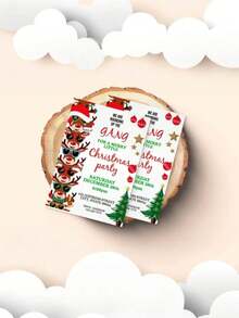 10/20/30/40/50 tấm thiệp chúc mừng Giáng sinh có văn bản tùy chỉnh (có phong bì), thiệp Giáng sinh, thiệp Giáng sinh cá nhân hóa, thiệp ngày lễ theo phong cách Bohemian, thiệp có phong bì, thiệp Giáng sinh tối giản, Giáng sinh vui vẻ, mẫu có thể chỉnh sửa, quà tặng cá nhân hóa, thiệp cá nhân hóa, thiệp Giáng sinh, thiệp mời dự tiệc Giáng sinh - Nhiều màu - Xem 2