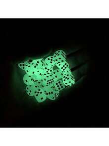 24pcs Male And Female Universal Luminous Rounded Acrylic Luminous Dice - Cute Luminous Game Props, Suitable For Valentine's Day Family Gatherings, Party Games, Snacks - Multicolor - View 6
