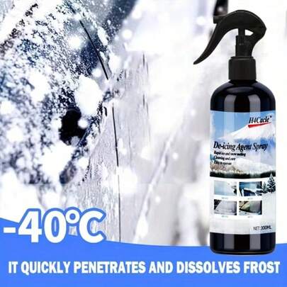 H4Cacle Bình xịt làm tan băng, chất chống đông và chất làm tan tuyết, tủ lạnh, tủ đông, kính chắn gió, chất xịt làm tan băng, làm tan tuyết, xe hơi và nhà vào mùa đông, rã đông nhanh, loại bỏ băng và tuyết, kính chống đóng băng, chống đóng băng cửa sổ, chống sương giá