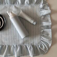 1件/2件/6件装韩式ins风蓝白条纹荷叶边餐巾，法式荷叶边餐垫，清新餐桌布 - 彩色 - 查看 6