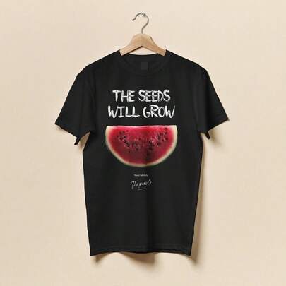 Die Samen werden wachsen - Große Wassermelone _ Free Palästina _ The People Serie von Rise Of Roots.jpg220G C-AmiS-eta clásiC-A de aL-Godón uniS-ex de 220 g simpleM-ente perfecta. AdecuA-DA para todas las perS-onas, ya sean mujeres o hombres. Tejido duradero de alta C-Alidad apto para todas las costuR-AS, suave al tacto pero diseñado para durar. Tops transpirables. Conjuntos de otoño para mujer. Conjuntos de vaC-Aciones para mujer. Disfraz de Halloween para mujer.