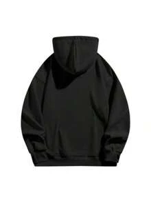 2025 Katseye Men & Women Casual Oversize Hoodies Long Sleeve Pullovers Thicken Couple Hoodie Hooded Sweater Velvet Couple Clothe |   Shark & Letter Printed Drawstring Hoodie, Casual Long Sleeve Pocket Hoodie, Sweatshirt, Women's Clothing, Machine Washable, Halloween, Christmas GiftsFashionable Women's Clothing | - 黑與白 - 查看 2