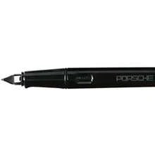 Pluma Fuente Pluma Estilográfica Recargable con Cartucho de Tinta Acero Inoxidable Cromado 0.38mm Plumín Juego de Bolígrafo Negro Tinta Líquida Negra Fuente De Punto Pluma - AzulNegro - Ver 7