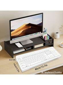 2pcs Keyboard Riser, Keyboard Typing Elevation, Keyboard Tilt Riser, Anti-Slip Keyboard Riser. Thickened Computer Desk Keyboard Bracket, Keyboard Stand, Computer Mechanical Keyboard Display Stand, Desktop Heightening Stand
