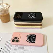1 Pieza Nuevo Lanzamiento Funda para Smartphone con Ventana Grande Bearpilot Compatible con phone 17 Pro, 17 Pro, 17, 16 Pro, 15, 14, 13 Pro/Plus Cubre Lentes Completamente Elegante Combinación de Colores Suave y Protectora para phone 16 Pro (Nuevo Diseño) y 14 Pro Max. Funda protectora para lentes con ventana grande, compatible con phone 14 Pro y 13. Diseño universal, sencillo pero elegante. Disponible en 6 colores (17 y 15). Accesorios para smartphones. Diseño estampado. Ideal para compradores y entusiastas de la tecnología. - rosa - Ver 3