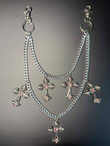 交叉裤链、钱包链、复古链、双层链、嘻哈朋克风、牛仔裤链、口袋链、男士钥匙链