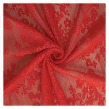 Christmas Sheer Curtains 90 Inches Long 2 Panels Vintage FloralLace Curtains For Living Room Rod Pocket Wedding Party Xmas Christmas Holiday Decor 52" W X 90" L - 多色620 - 查看 5