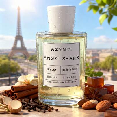 Fragrance World AZYNTI – ANGEL SHARK – Eau De Parfum 50ML – Unisex – Oriental Gourmand Inspired By Angel's Share By Kilian