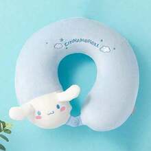Miniso Sanrio Series Memory Foam U-Shaped Pillow. Made Of Slow-Rebound Memory Foam, It Fits The Neck Curve Perfectly, Offering Soft Comfort And Excellent Support(1 PC)