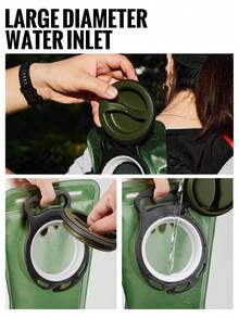 WRELS 1个装 1.5/2/2.5/3升 大容量水袋 背包 PEVA水袋 骑行露营装备 适用于骑行、露营、跑步 便携式水袋
