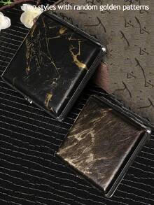 1pc Retro Flip Top Personalized Men Fashion Waterproof Pressure Resistant Ultra-Thin 20 Cigarettes Capacity Cigarette Case, Hair Accessories, Smoking Accessories, Cigarette Storage, Cigarette Holder Case, Sigaretten Doos, Gifts