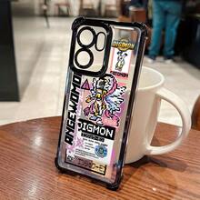 Funda de Teléfono de Estilo Pixel de Lujo de Moda, Compatible con OPPO Reno 14, 14F, 13F, 12F, 11F, 13, 12, 11 F Pro, 4G, 5G – Panel Trasero Transparente a Prueba de Golpes con Marco Electrochapado - Mezcla de colores - Ver 7