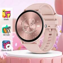 LIGE New Women's Smart Watch, Waterproof, Activity Tracking, Voice Assistant, Smart Calling, Music Playback, Sedentary Reminder, Fashionable Multifunctional Women's Smartwatch - Black - View 2