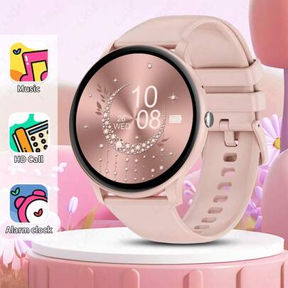 LIGE New Women's Smart Watch, Waterproof, Activity Tracking, Voice Assistant, Smart Calling, Music Playback, Sedentary Reminder, Fashionable Multifunctional Women's Smartwatch