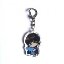 2025新款蓝色 - 监狱蓝锁1号蜂窝亚克力钥匙扣，动漫周边，Chire Leopard，国战连幻亚克力挂件 - 节日礼物 - 生日礼物 - 动漫爱好者礼物 - 彩色 - 查看 11