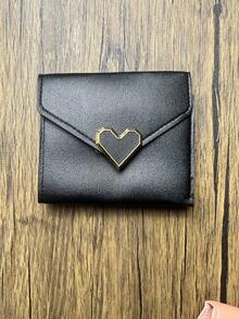 Cute Coin Purses For Women, Featuring A Unique Metal Heart-Shaped Clasp Design, Adding A Touch Of Romance And Sweetness. The Envelope-Style Design Gives These Wallets A Chic And Sophisticated Look. Despite Their Compact Size, These Wallets Still Feature Multiple Card Slots, Bill Slots, And Even A Zippered Coin Pocket. They Provide Ample Space To Organize Cards, Cash, And Small Items