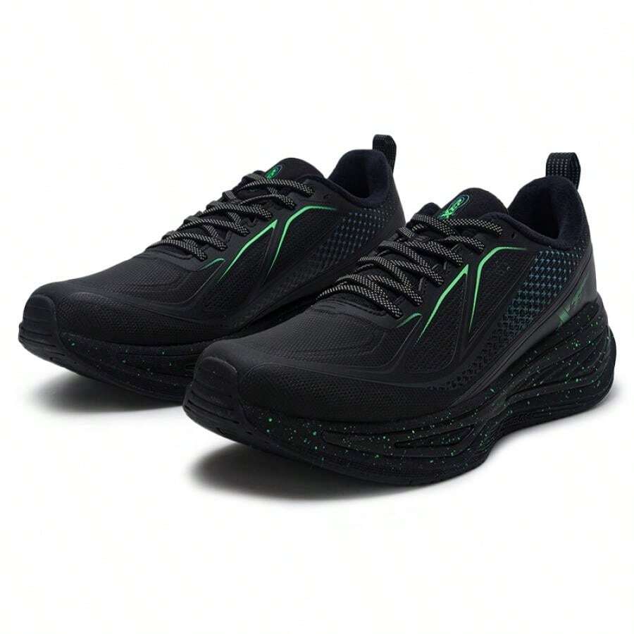 XTEP ACE Technology 3.0 Shock-Absorbing Lightweight Running Shoes, Men Outdoor Road Running Sports 975419370054 - Black - View 1