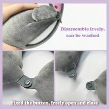 Miniso Sanrio Series Memory Foam U-Shaped Pillow. Made Of Slow-Rebound Memory Foam, It Fits The Neck Curve Perfectly, Offering Soft Comfort And Excellent Support(1 PC)