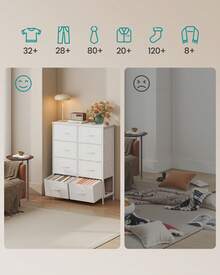 Dressers & Chests Of Drawers - 白色 - 查看 3