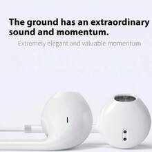 In Ear Wired Earphones,Lightning Connector Wired Headphones With Remote To Control Music, Phone Calls,In-Ear Earbuds Earphones Headphones Compatible With Iphone Pro/14/13/12/11/X/7/8 Earbuds,Lightning Interface Wired Earphones,In-Ear Earphones - White - View 3