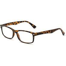 Lens Rectangle Frame Non Prescription Glasses - Fashion - 龜 - 查看 1