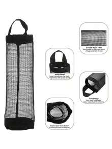 1 pieza Dispensador de bolsas de plástico, organizador montado en la pared para el hogar, la cocina, la fiesta de verano en la playa, los alimentos, el camping, la decoración de la habitación, los accesorios de cocina - Multicolor - Ver 10