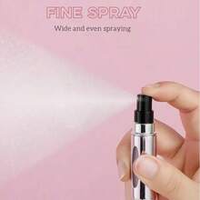 5ml Refillable Perfume Atomizer - Bottom Fill Design For Leakproof Travel, Luxury Aluminum Bottle With Sleek Case, Perfect For Purse & Carry-On - 彩色 - 查看 2