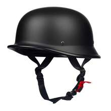 Crown Racing Mũ bảo hiểm xe máy cổ điển mùa hè bằng sợi carbon nửa đầu theo tiêu chuẩn DOT - Nhiều màu - Xem 2