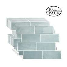 4/10pcs Modern Subway Tile Peel And Stick Backsplash - Waterproof, Stain-Resistant, Easy DIY Installation. Removable Self-Adhesive Wall Tiles For Kitchen, Bathroom Backsplash, Suitable For Holiday Decoration, Wall Stickers, Vinyl Decals, Home Decor, Spring Decorations, Refresh Your Home, Rama Decorative Stickers, Birthday & Graduation Gifts. - Multicolor - View 22