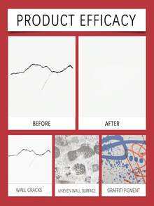 Wall Repair Kit - DIY Home Simple Durable Non-Peeling Crack Filler - one-size - View 4