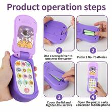 Funny & Educational Early Learning Cartoon Music Flip Phone Toy - Boys & Girls Will Be Delighted To Receive As Birthday, Christmas, New Year Gift - Early Childhood Music Phone - View 7